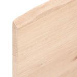 vidaXL Blat de baie, 100x40x2 cm, lemn masiv netratat vidaXL Blat de baie, 100x40x2 cm, lemn masiv netratat