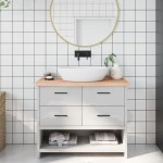 vidaXL Blat de baie, 100x40x(2-4) cm, lemn masiv netratat vidaXL Blat de baie, 100x40x(2-4) cm, lemn masiv netratat