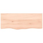 vidaXL Blat de baie, 100x40x(2-4) cm, lemn masiv netratat vidaXL Blat de baie, 100x40x(2-4) cm, lemn masiv netratat