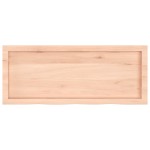 vidaXL Blat de baie, 100x40x(2-4) cm, lemn masiv netratat vidaXL Blat de baie, 100x40x(2-4) cm, lemn masiv netratat