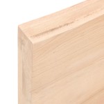 vidaXL Blat de baie, 100x40x(2-6) cm, lemn masiv netratat vidaXL Blat de baie, 100x40x(2-6) cm, lemn masiv netratat