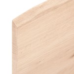 vidaXL Blat de baie, 100x50x2 cm, lemn masiv netratat vidaXL Blat de baie, 100x50x2 cm, lemn masiv netratat