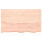 vidaXL Blat de baie, 100x60x(2-4) cm, lemn masiv netratat vidaXL Blat de baie, 100x60x(2-4) cm, lemn masiv netratat