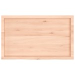 vidaXL Blat de baie, 100x60x(2-4) cm, lemn masiv netratat vidaXL Blat de baie, 100x60x(2-4) cm, lemn masiv netratat