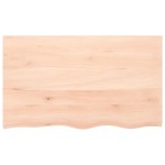 vidaXL Blat de baie, 100x60x(2-6) cm, lemn masiv netratat vidaXL Blat de baie, 100x60x(2-6) cm, lemn masiv netratat