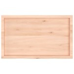 vidaXL Blat de baie, 100x60x(2-6) cm, lemn masiv netratat vidaXL Blat de baie, 100x60x(2-6) cm, lemn masiv netratat