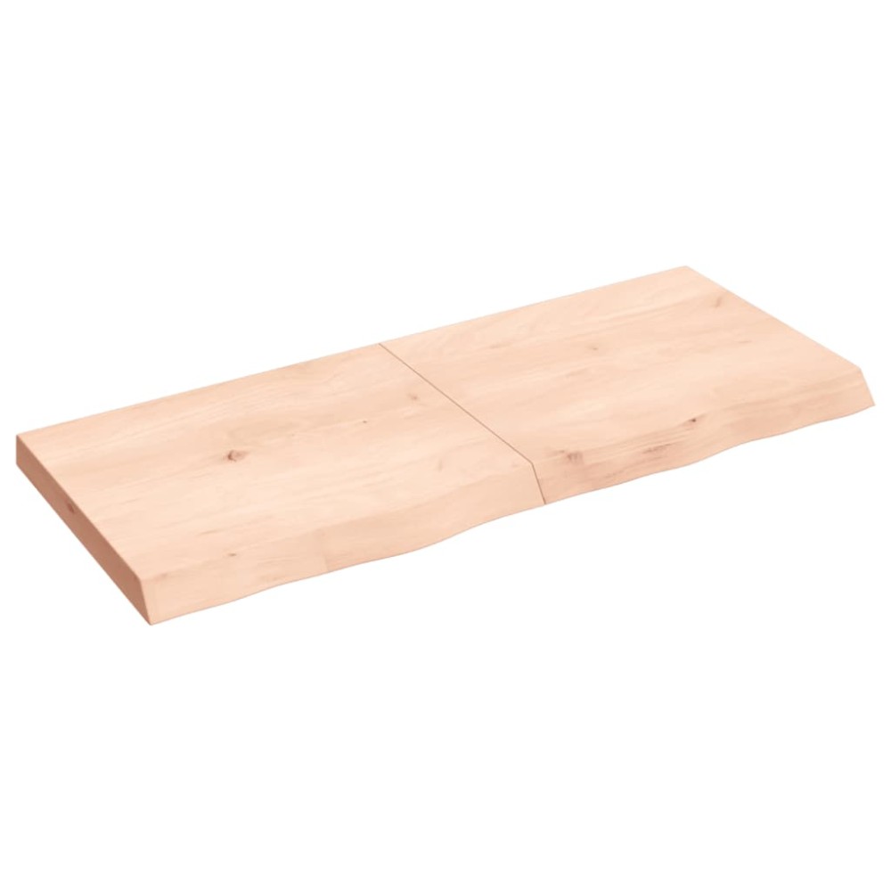vidaXL Blat de baie, 120x50x(2-6) cm, lemn masiv netratat