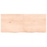 vidaXL Blat de baie, 120x50x(2-6) cm, lemn masiv netratat vidaXL Blat de baie, 120x50x(2-6) cm, lemn masiv netratat