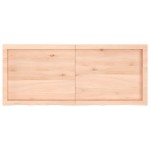 vidaXL Blat de baie, 120x50x(2-6) cm, lemn masiv netratat vidaXL Blat de baie, 120x50x(2-6) cm, lemn masiv netratat