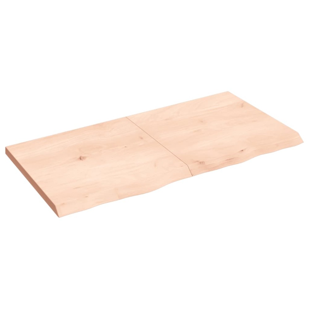 vidaXL Blat de baie, 120x60x(2-4) cm, lemn masiv netratat