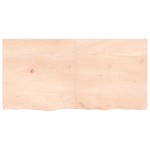 vidaXL Blat de baie, 120x60x(2-4) cm, lemn masiv netratat vidaXL Blat de baie, 120x60x(2-4) cm, lemn masiv netratat