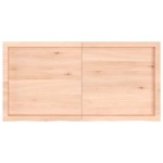 vidaXL Blat de baie, 120x60x(2-4) cm, lemn masiv netratat vidaXL Blat de baie, 120x60x(2-4) cm, lemn masiv netratat
