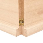 vidaXL Blat de baie, 120x60x(2-4) cm, lemn masiv netratat vidaXL Blat de baie, 120x60x(2-4) cm, lemn masiv netratat