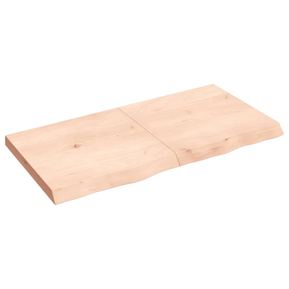 vidaXL Blat de baie, 120x60x(2-6) cm, lemn masiv netratat