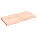 vidaXL Blat de baie, 120x60x(2-6) cm, lemn masiv netratat vidaXL Blat de baie, 120x60x(2-6) cm, lemn masiv netratat