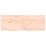 vidaXL Blat de baie, 140x50x(2-4) cm, lemn masiv netratat vidaXL Blat de baie, 140x50x(2-4) cm, lemn masiv netratat