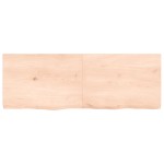vidaXL Blat de baie, 140x50x(2-6) cm, lemn masiv netratat vidaXL Blat de baie, 140x50x(2-6) cm, lemn masiv netratat