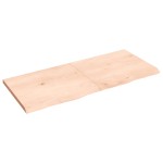 vidaXL Blat de baie, 140x60x(2-4) cm, lemn masiv netratat vidaXL Blat de baie, 140x60x(2-4) cm, lemn masiv netratat