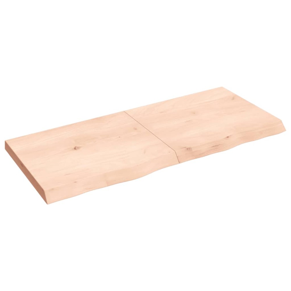 vidaXL Blat de baie, 140x60x(2-6) cm, lemn masiv netratat