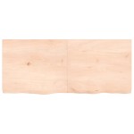 vidaXL Blat de baie, 140x60x(2-6) cm, lemn masiv netratat vidaXL Blat de baie, 140x60x(2-6) cm, lemn masiv netratat