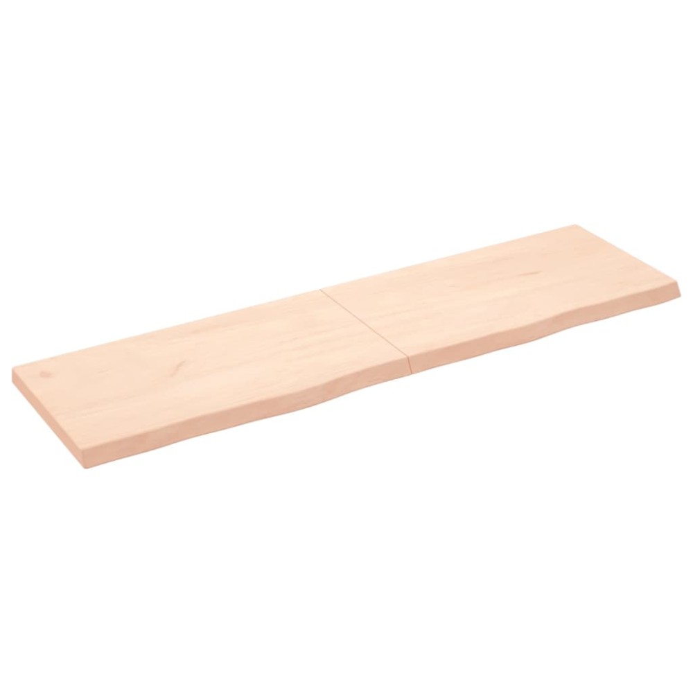 vidaXL Blat de baie, 180x50x(2-6) cm, lemn masiv netratat