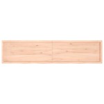 vidaXL Blat de baie, 220x50x(2-6) cm, lemn masiv netratat vidaXL Blat de baie, 220x50x(2-6) cm, lemn masiv netratat