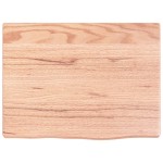 vidaXL Blat de baie, maro deschis, 40x30x2 cm, lemn masiv tratat vidaXL Blat de baie, maro deschis, 40x30x2 cm, lemn masiv tratat