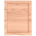 vidaXL Blat de baie, maro deschis, 40x50x(2-6) cm, lemn masiv tratat vidaXL Blat de baie, maro deschis, 40x50x(2-6) cm, lemn masiv tratat