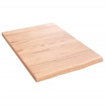 vidaXL Blat de baie, maro deschis, 40x60x2 cm, lemn masiv tratat vidaXL Blat de baie, maro deschis, 40x60x2 cm, lemn masiv tratat