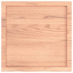 vidaXL Blat de baie, maro deschis, 60x60x(2-4) cm, lemn masiv tratat vidaXL Blat de baie, maro deschis, 60x60x(2-4) cm, lemn masiv tratat