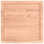 vidaXL Blat de baie, maro deschis, 60x60x(2-6) cm, lemn masiv tratat vidaXL Blat de baie, maro deschis, 60x60x(2-6) cm, lemn masiv tratat