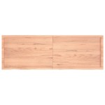 vidaXL Blat de baie, maro deschis, 180x60x(2-6) cm, lemn masiv tratat vidaXL Blat de baie, maro deschis, 180x60x(2-6) cm, lemn masiv tratat