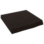 vidaXL Blat de baie, maro închis, 40x40x(2-6) cm, lemn masiv tratat vidaXL Blat de baie, maro închis, 40x40x(2-6) cm, lemn masiv tratat