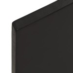 vidaXL Blat de baie, maro închis, 60x50x(2-6) cm, lemn masiv tratat vidaXL Blat de baie, maro închis, 60x50x(2-6) cm, lemn masiv tratat