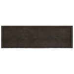 vidaXL Blat de baie, maro închis, 160x50x(2-4) cm, lemn masiv tratat vidaXL Blat de baie, maro închis, 160x50x(2-4) cm, lemn masiv tratat