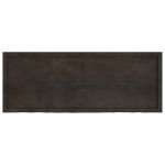 vidaXL Blat de baie, maro închis, 160x60x(2-6) cm, lemn masiv tratat vidaXL Blat de baie, maro închis, 160x60x(2-6) cm, lemn masiv tratat