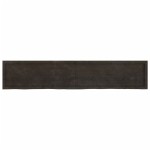 vidaXL Blat de baie, maro închis, 200x40x(2-6) cm, lemn masiv tratat vidaXL Blat de baie, maro închis, 200x40x(2-6) cm, lemn masiv tratat
