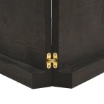 vidaXL Blat de baie, maro închis, 220x50x(2-6) cm, lemn masiv tratat vidaXL Blat de baie, maro închis, 220x50x(2-6) cm, lemn masiv tratat