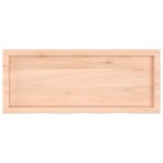 vidaXL Blat de masă, 100x40x(2-4) cm, lemn masiv de stejar netratat vidaXL Blat de masă, 100x40x(2-4) cm, lemn masiv de stejar netratat