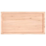 vidaXL Blat de masă, 100x50x(2-6) cm, lemn masiv de stejar netratat vidaXL Blat de masă, 100x50x(2-6) cm, lemn masiv de stejar netratat