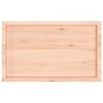 vidaXL Blat de masă, 100x60x(2-6) cm, lemn masiv de stejar netratat vidaXL Blat de masă, 100x60x(2-6) cm, lemn masiv de stejar netratat