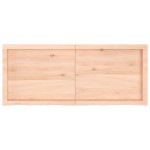 vidaXL Blat de masă, 120x50x(2-6) cm, lemn masiv de stejar netratat vidaXL Blat de masă, 120x50x(2-6) cm, lemn masiv de stejar netratat