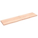 vidaXL Blat de masă, 220x50x(2-6) cm, lemn masiv de stejar netratat vidaXL Blat de masă, 220x50x(2-6) cm, lemn masiv de stejar netratat