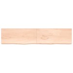 vidaXL Blat de masă, 220x50x(2-6) cm, lemn masiv de stejar netratat vidaXL Blat de masă, 220x50x(2-6) cm, lemn masiv de stejar netratat