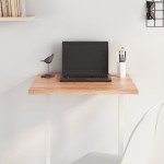 vidaXL Blat de masă maro deschis 60x50x2 cm, lemn masiv stejar tratat vidaXL Blat de masă maro deschis 60x50x2 cm, lemn masiv stejar tratat