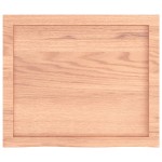 vidaXL Blat de masă maro 60x50x(2-6) cm, lemn masiv stejar tratat vidaXL Blat de masă maro 60x50x(2-6) cm, lemn masiv stejar tratat