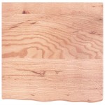 vidaXL Blat de masă maro 60x60x(2-4) cm, lemn masiv stejar tratat