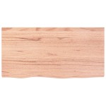 vidaXL Blat de masă maro deschis 80x40x2 cm, lemn masiv stejar tratat vidaXL Blat de masă maro deschis 80x40x2 cm, lemn masiv stejar tratat