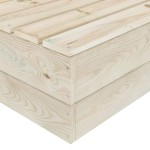 vidaXL Set mobilier de grădină, 2 piese, lemn de molid tratat vidaXL Set mobilier de grădină, 2 piese, lemn de molid tratat