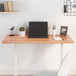 vidaXL Blat de masă maro 100x40x(2-4) cm, lemn masiv stejar tratat vidaXL Blat de masă maro 100x40x(2-4) cm, lemn masiv stejar tratat